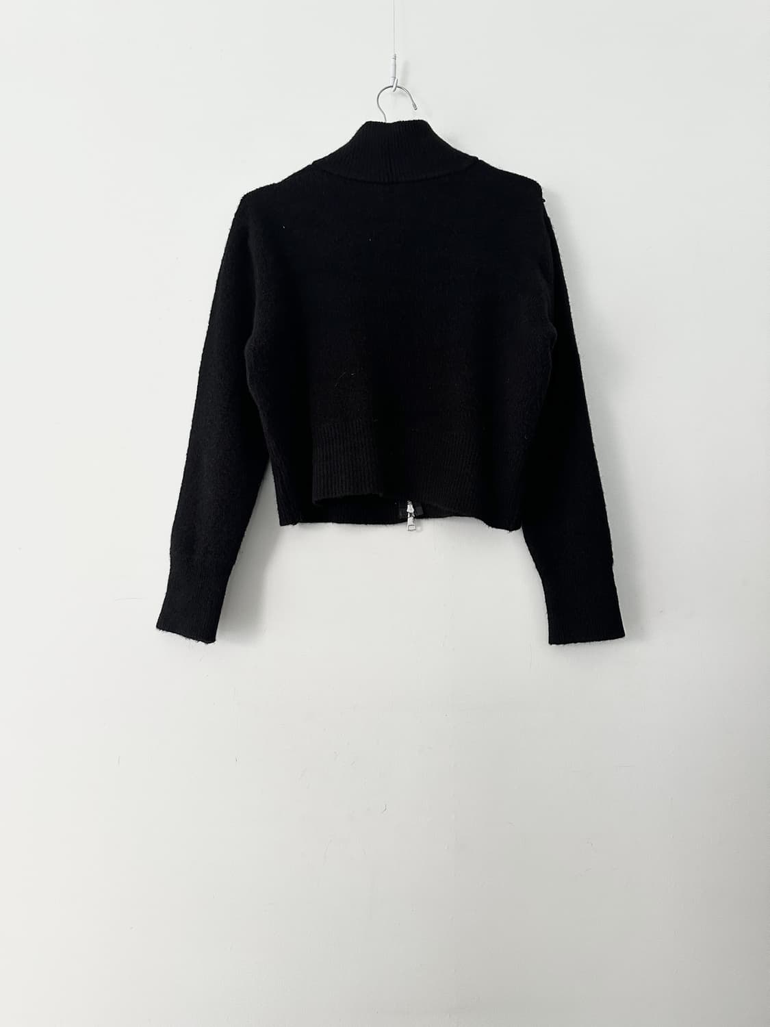 Full 2 way button zip up / black 상품이미지4