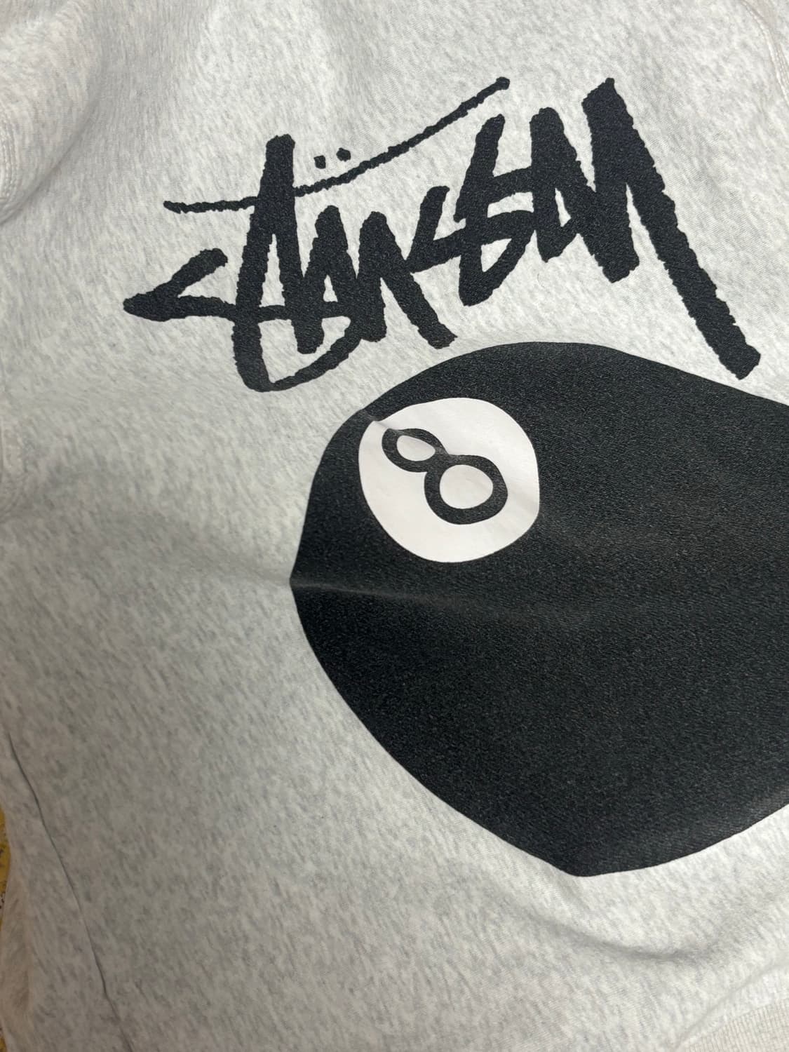 스투시 8볼 후드집업 애쉬 헤더 M 상품이미지2