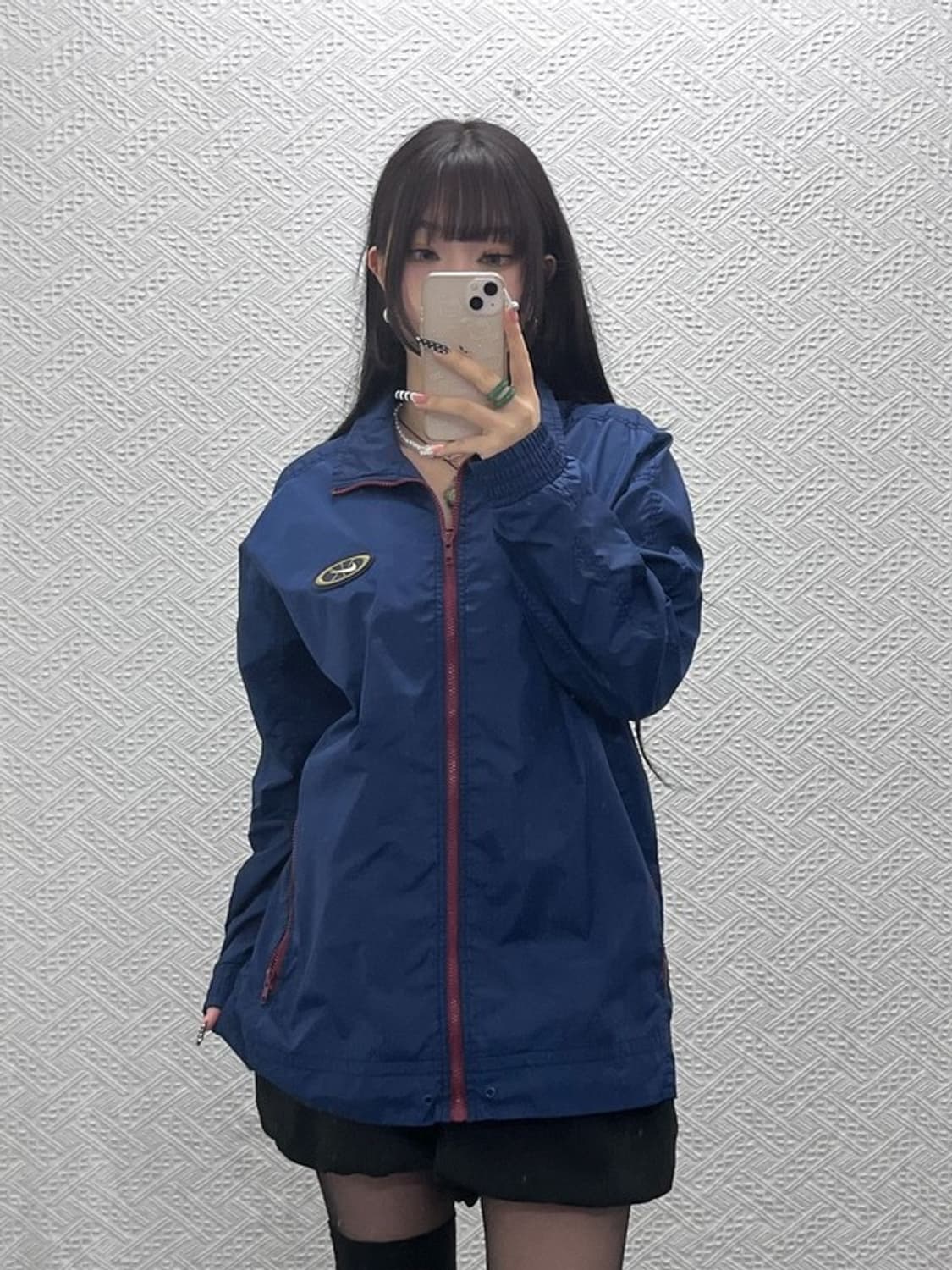 나이키 올드스쿨 레트로 빈티지 바람막이 자켓 M C10598 상품이미지2