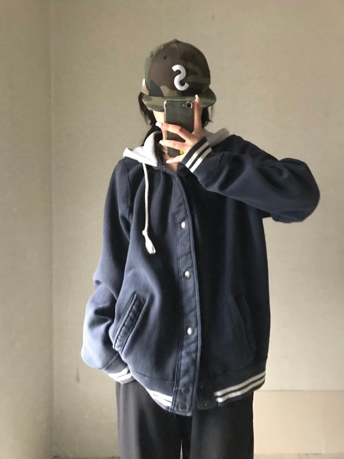 아베크롬비 오버핏 후드 바시티 상품이미지4