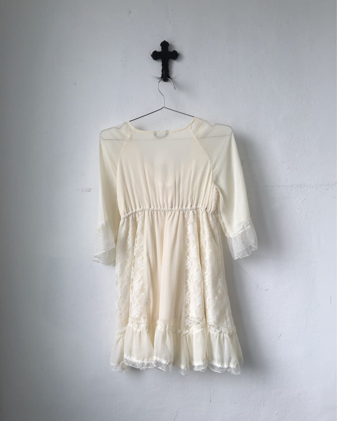 Lace layered blouse onepiece 상품이미지3