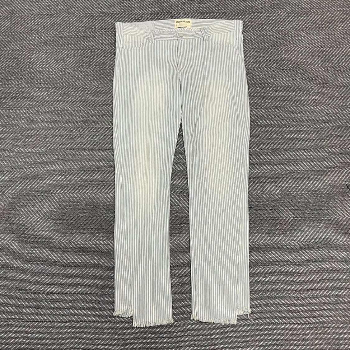 쟈딕 앤 볼테르 스트라이프 워시드 팬츠 v0238 상품이미지1