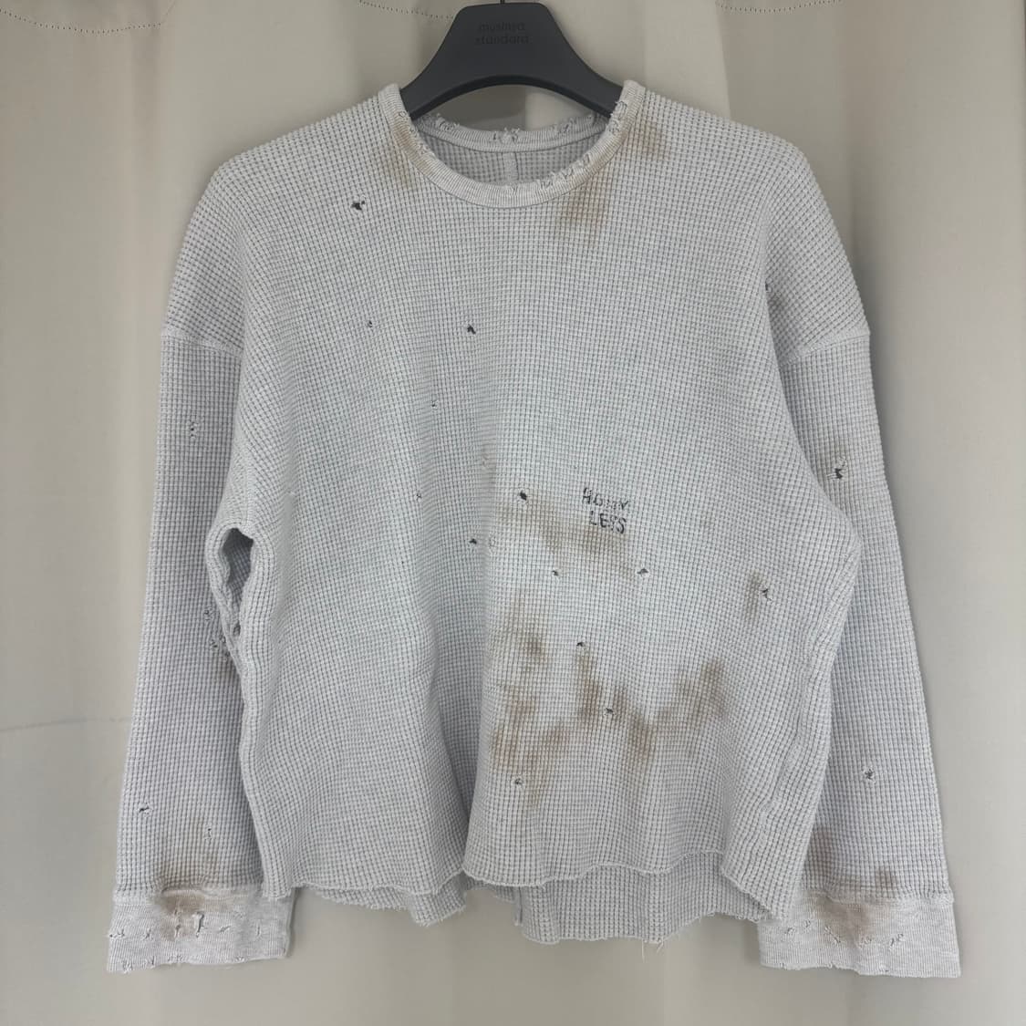 홈리스 헤비 와플 롱슬리브 상품이미지3
