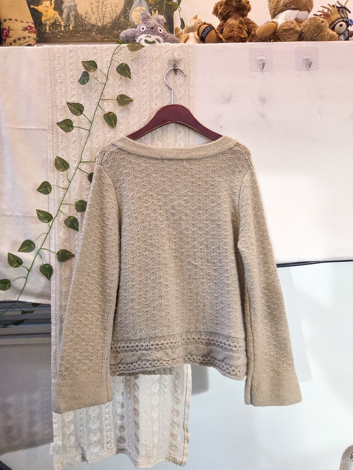 earth music 원버튼 울 가디건 상품이미지4