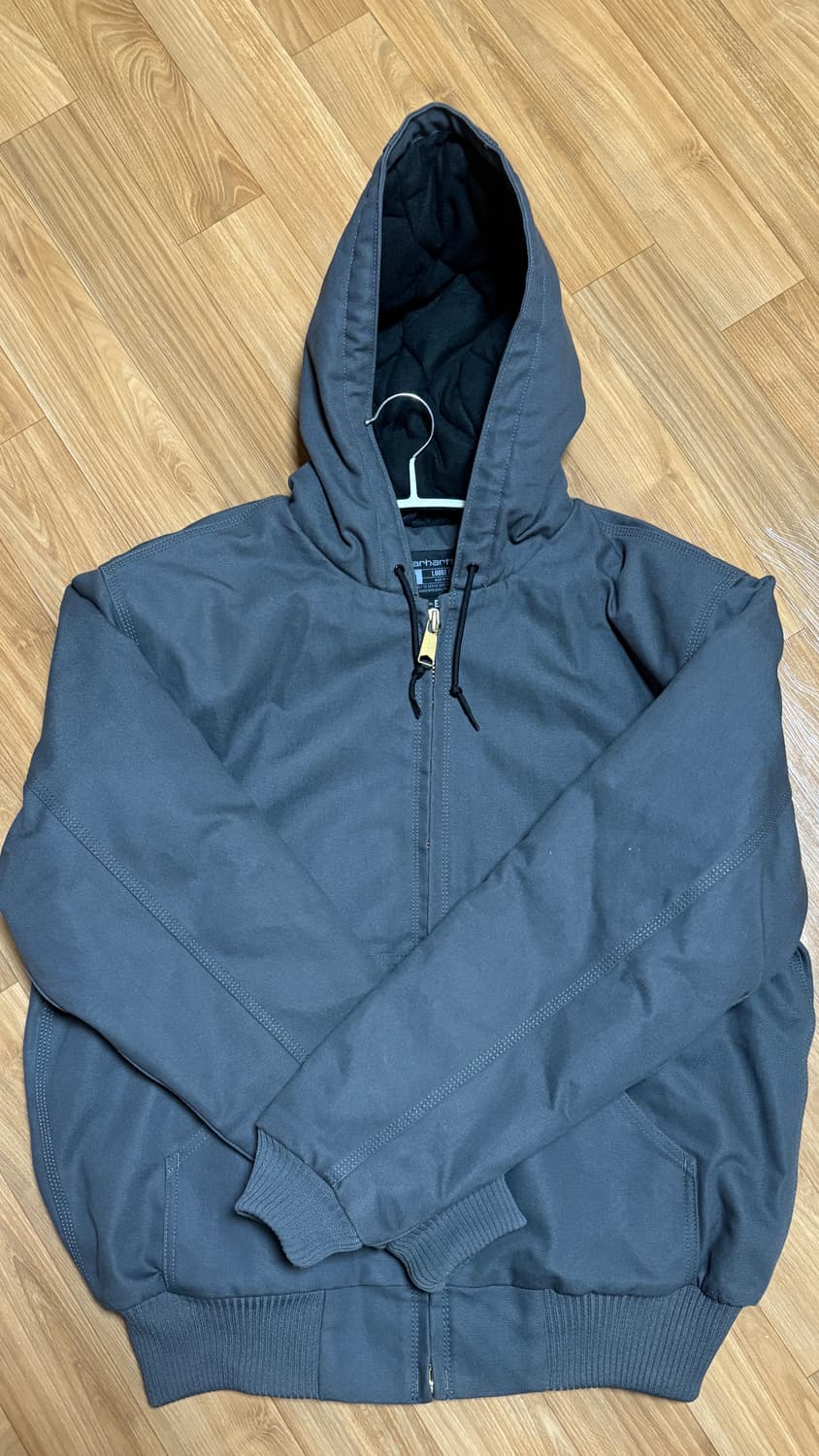 칼하트 j140 덕 액티브 자켓 그레이블 색 M사이즈 상품이미지2