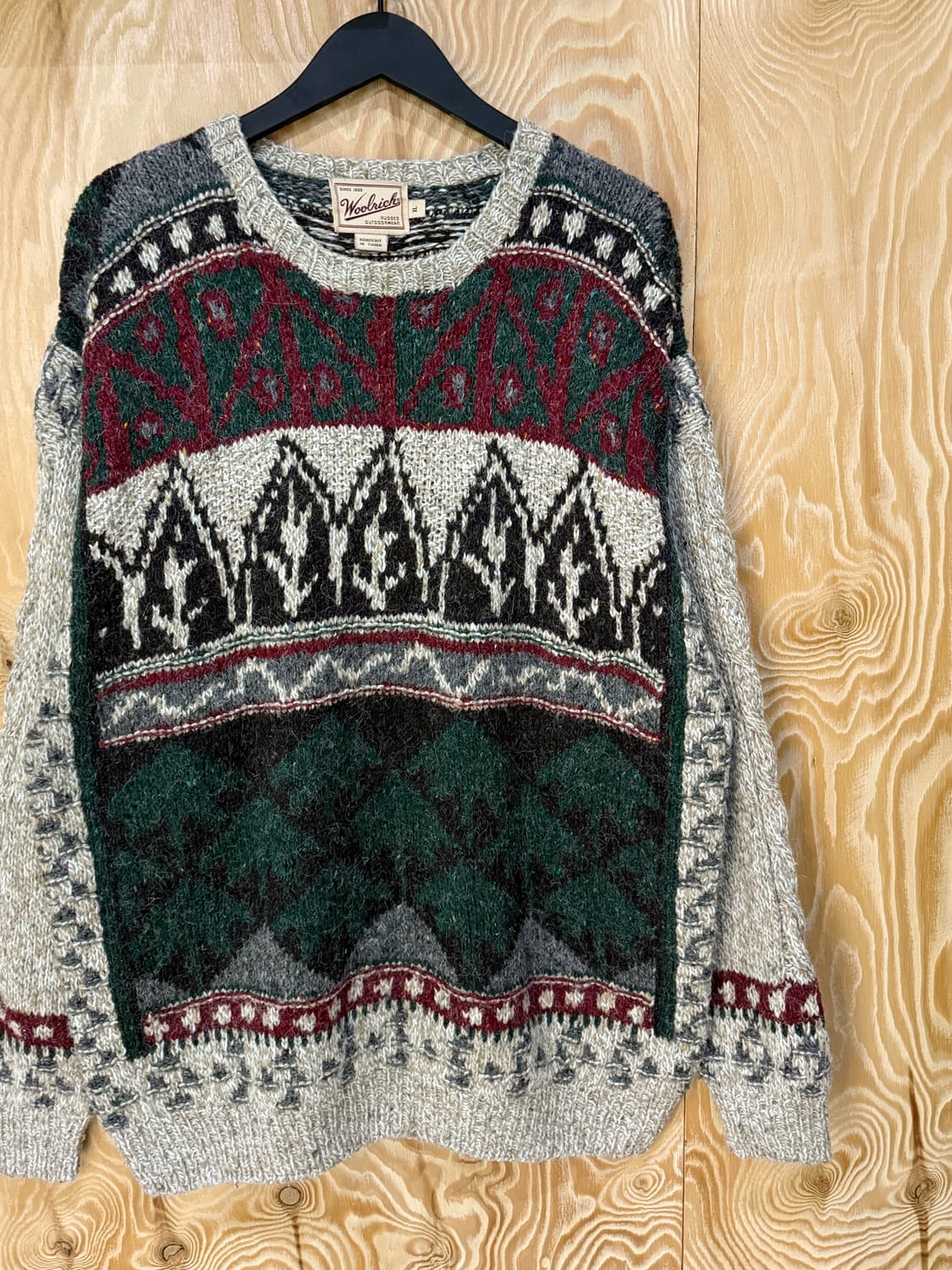 울리치 winterlichem 오버 프린트 니트 상품이미지3