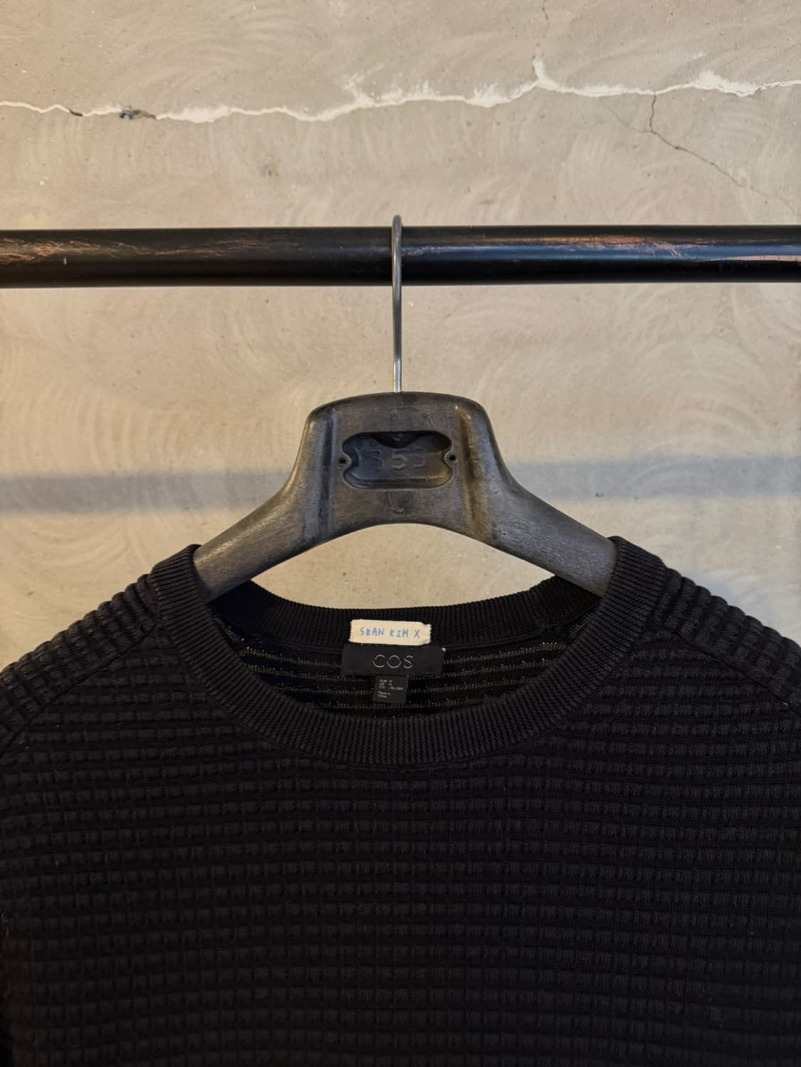 COS 코스 와플 맨투맨 100 상품이미지3