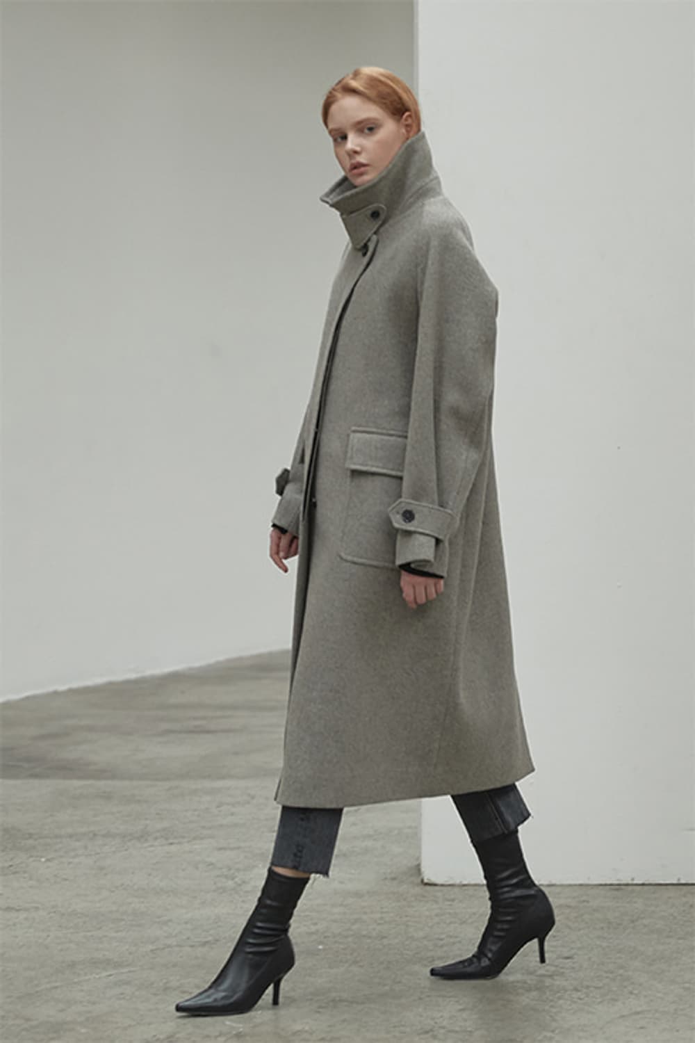 NILBY P 닐바이피 싱글 래글런 발마칸 코트 다크네이비 상품이미지3