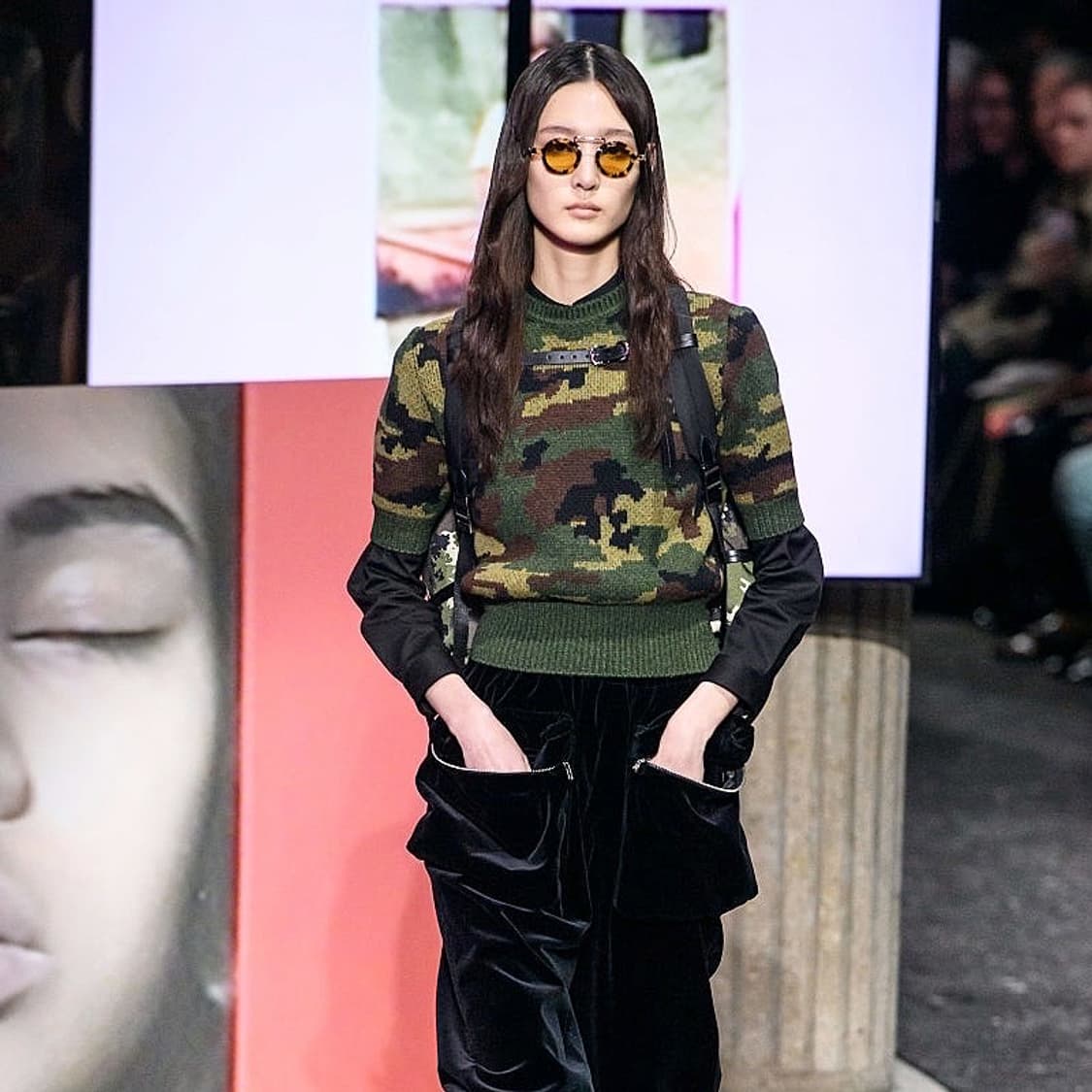 미우미우 19FW 런웨이피스 카모플라쥬 니트  상품이미지3