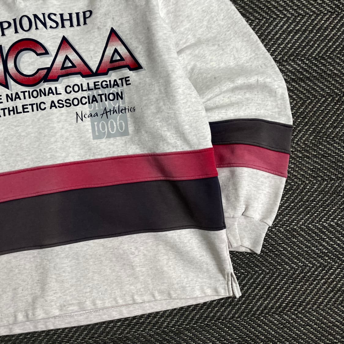 USA NCAA 빅로고 박시핏 럭비 티셔츠o 3179 상품이미지2