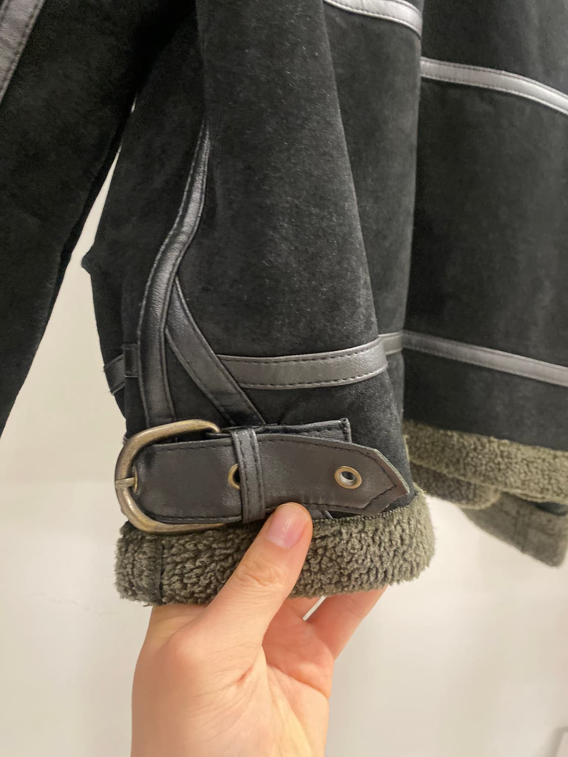 VTG suede shearling B-3 jacket 스웨이드 무스탕 상품이미지7