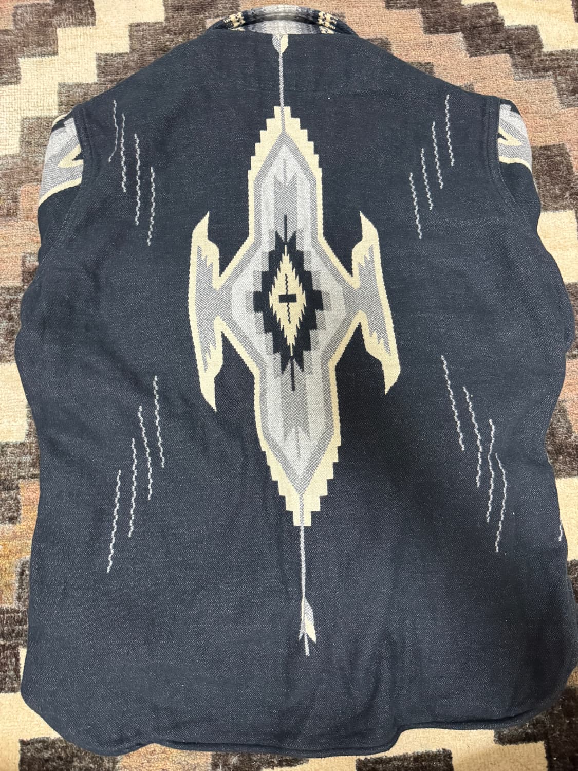 RRL 더블알엘 나바호 자카드 웨스턴  플란넬 셔츠 L 상품이미지7