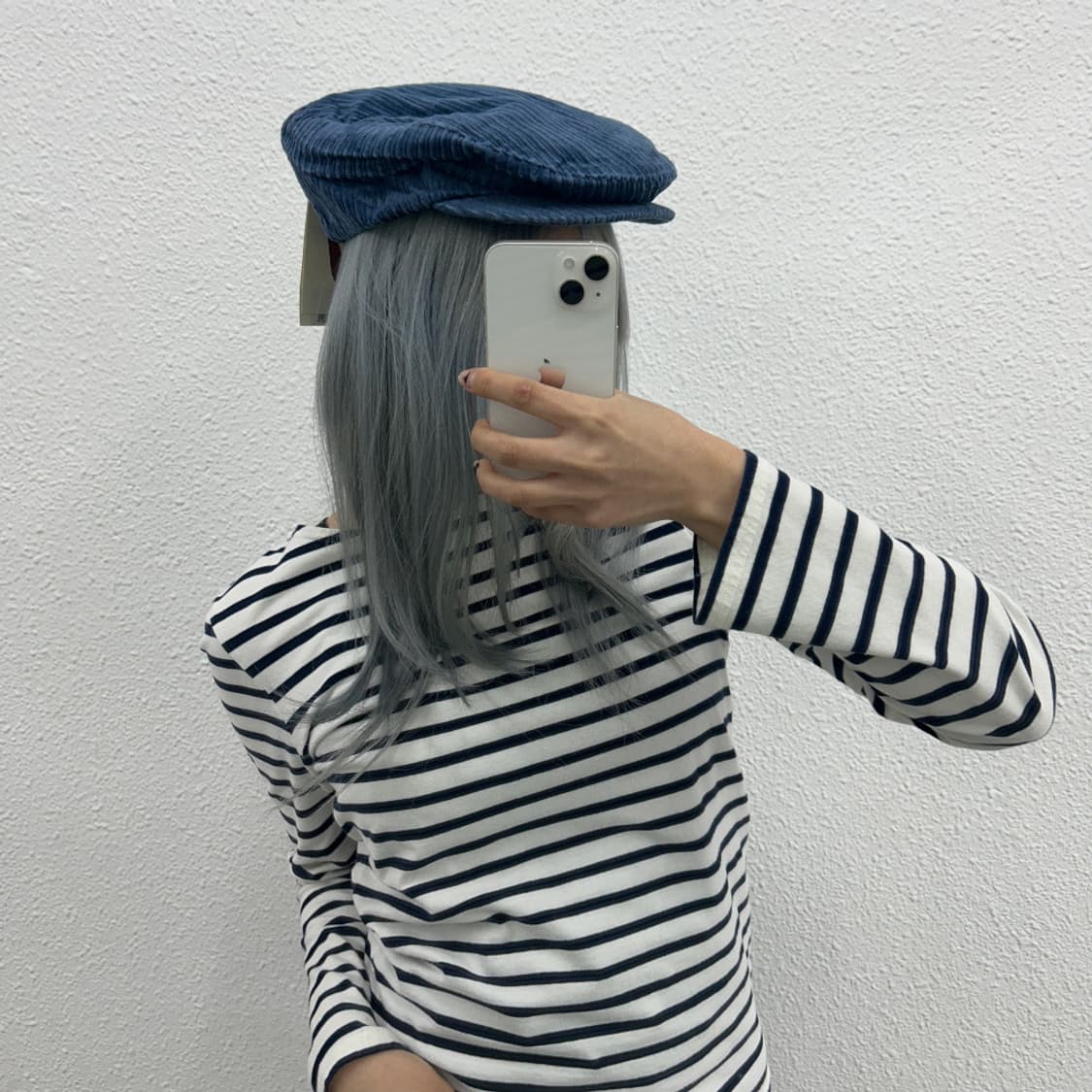 나이키 90s y2k 블루 코듀로이 헌팅캡 상품이미지2