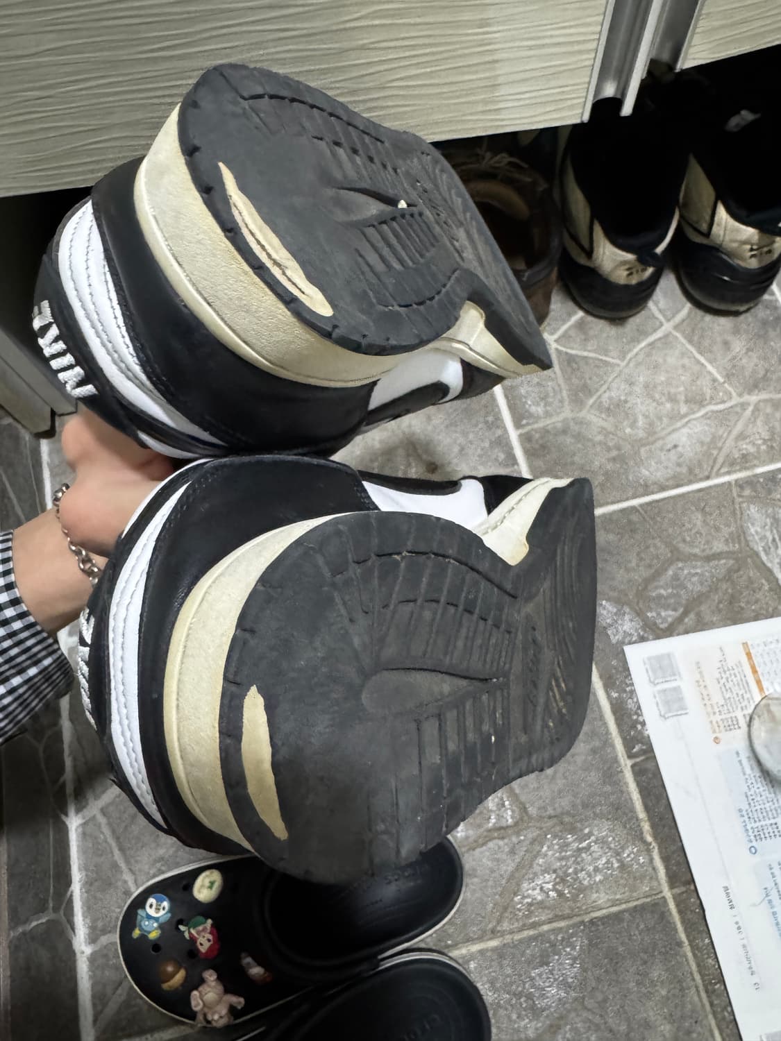 (280)나이키 덩크 로우 범고래 레트로 블랙 상품이미지6