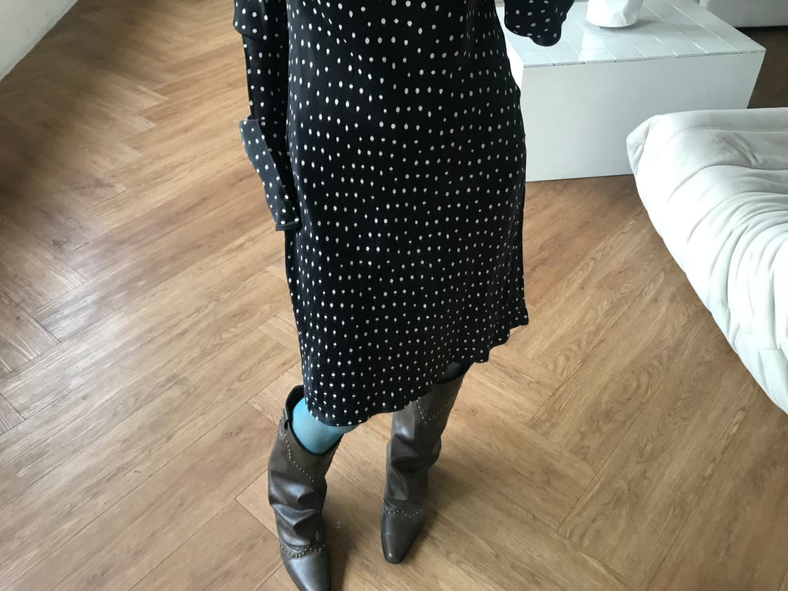 vintage dot pattern one-piece 상품이미지4