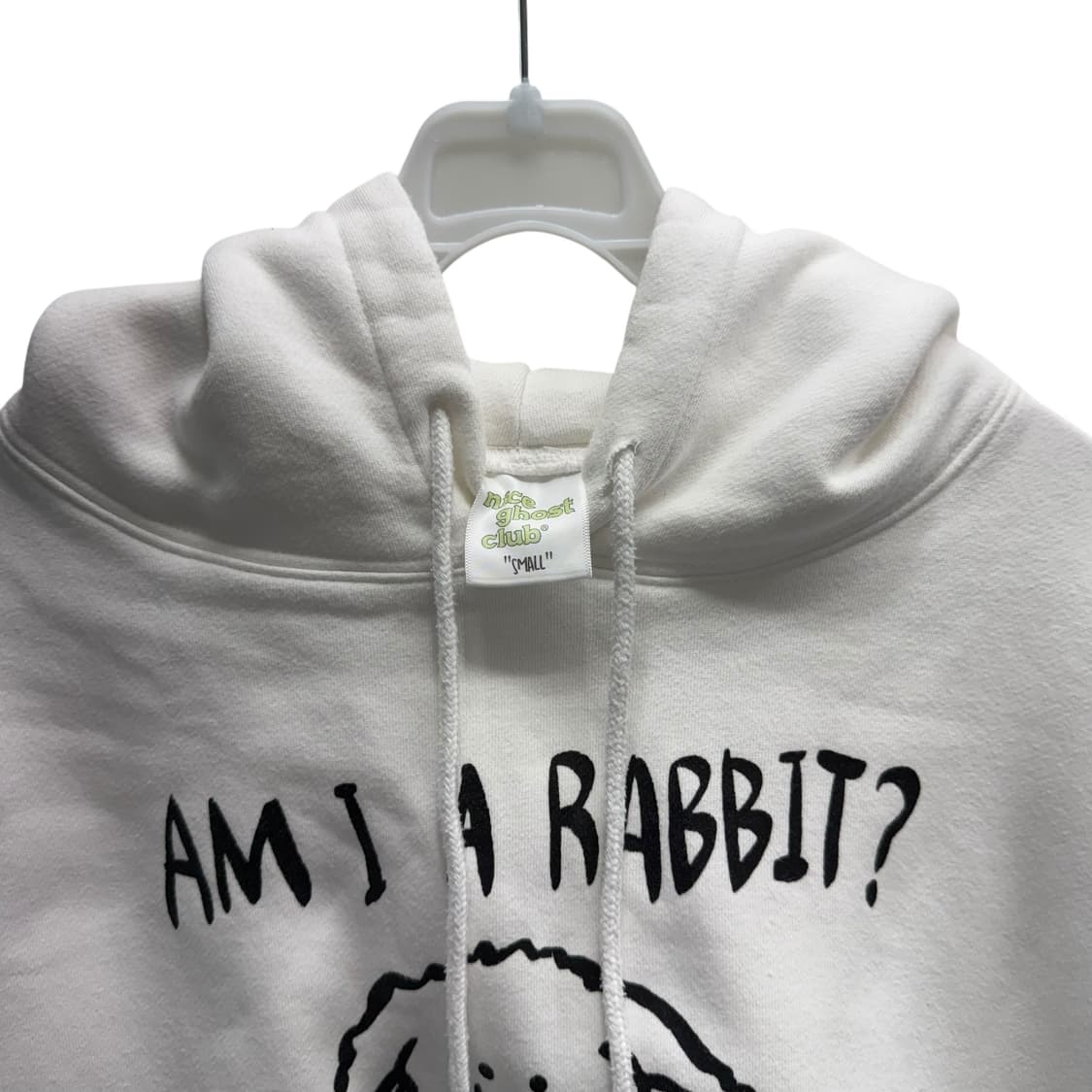 [S] 나이스고스트클럽 화이트 후드티 상품이미지5