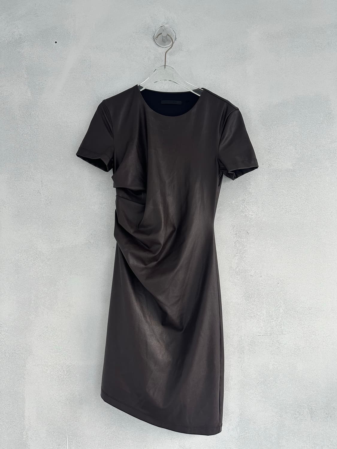Helmut Lang Faux Leather Dress 상품이미지2