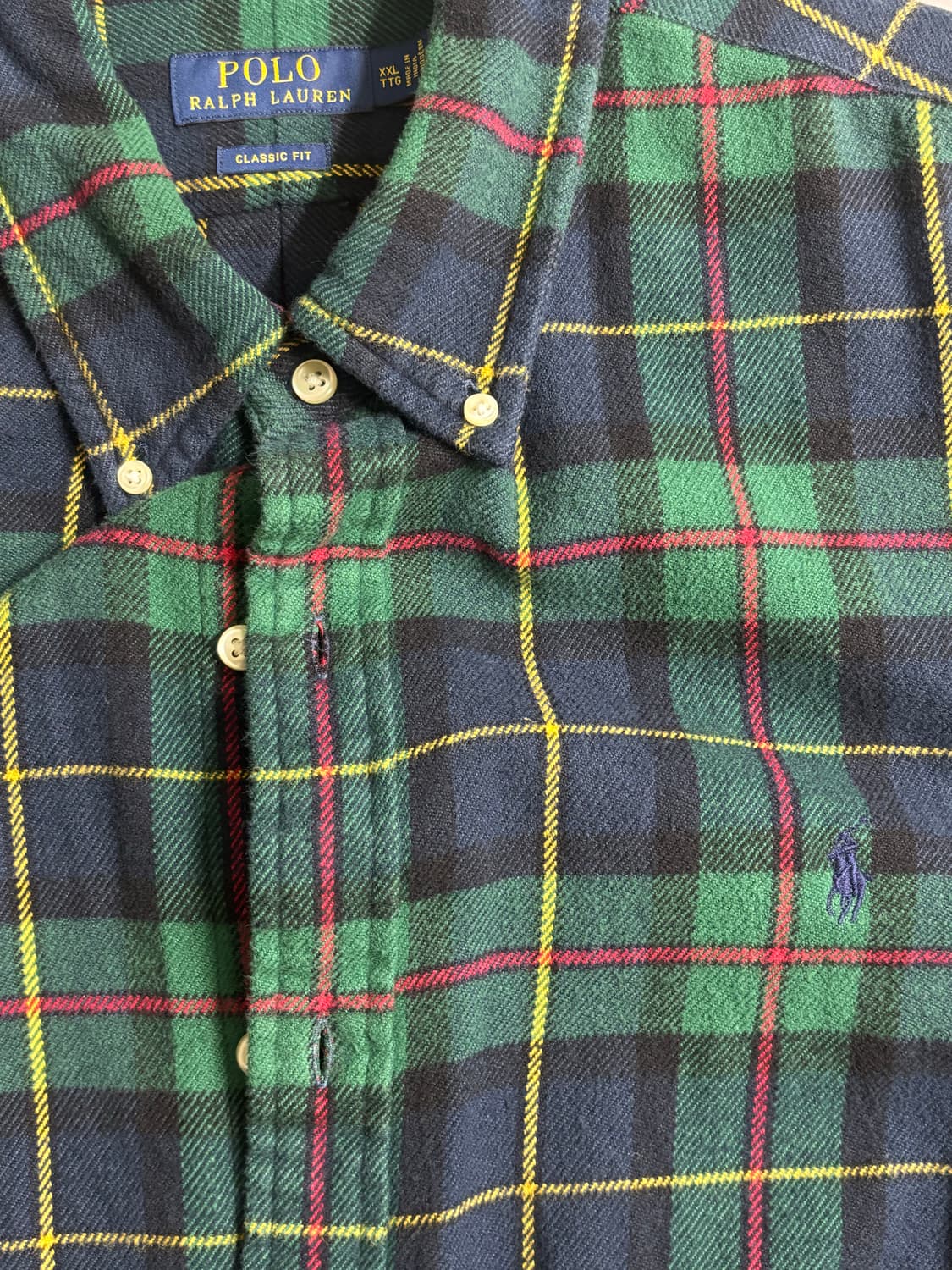 (XXL) 폴로 랄프로렌 타탄 체크 셔츠 상품이미지4