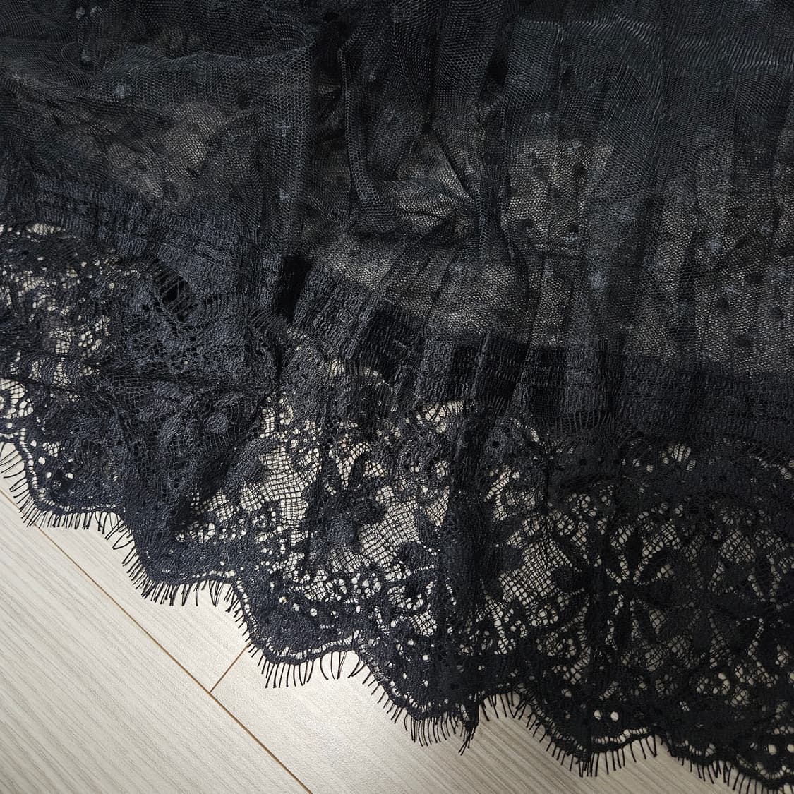 고스 고딕st 샤스커트 블랙 상품이미지3