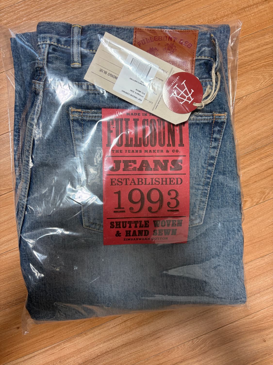 [XL] 풀카운트x팝 트레이딩 컴퍼니 HW DRS 데님 팬츠 다트포드 상품이미지3