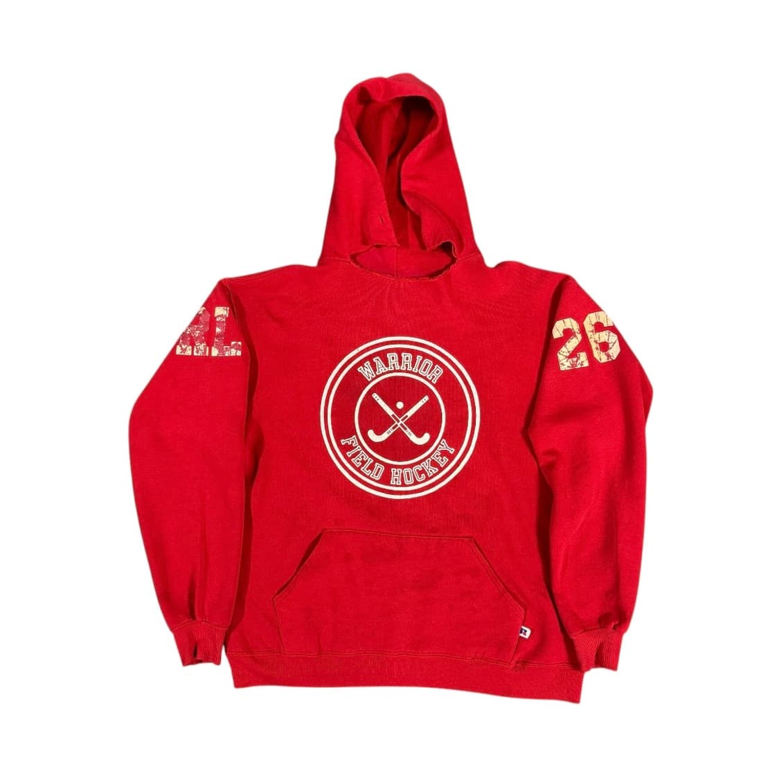 빈티지 90s Russell Hockey Hoodie 러셀 하키팀 후드티 상품이미지1
