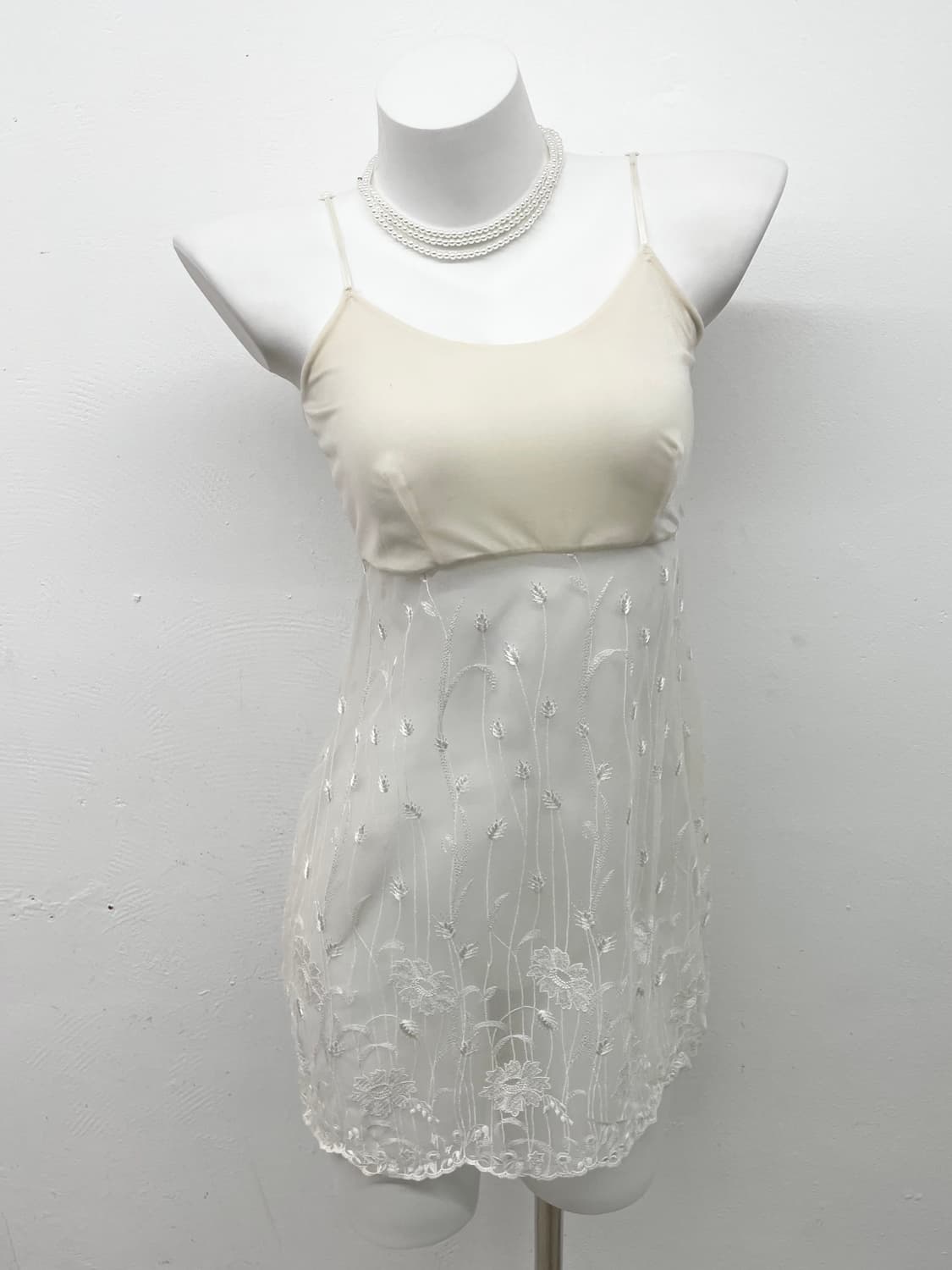 화이트페어리 레이스 슬립 상품이미지1