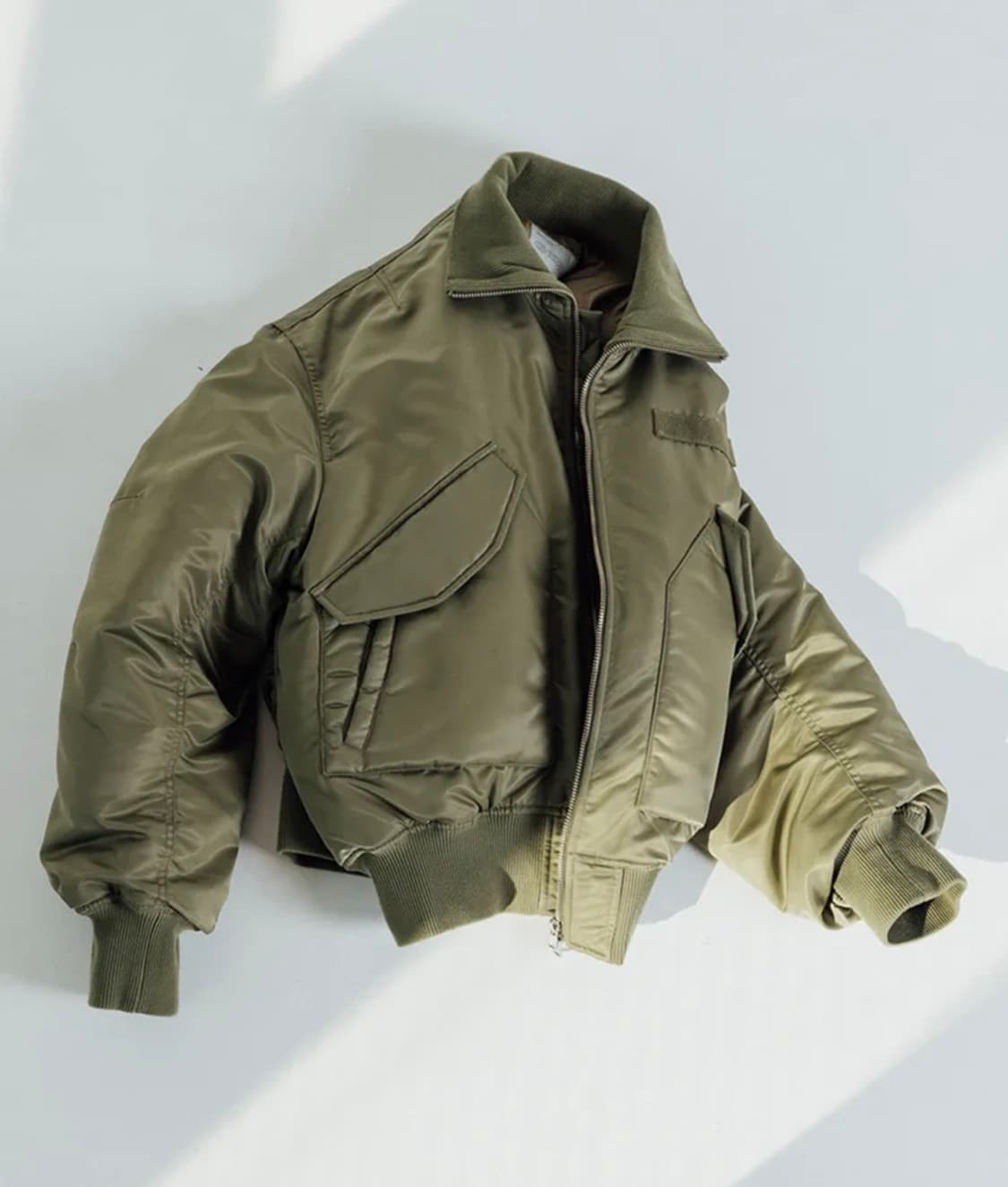 벨리에 랜더 플라이트 자켓 봄버 카키 105 (올품절 정가 판매)  상품이미지5