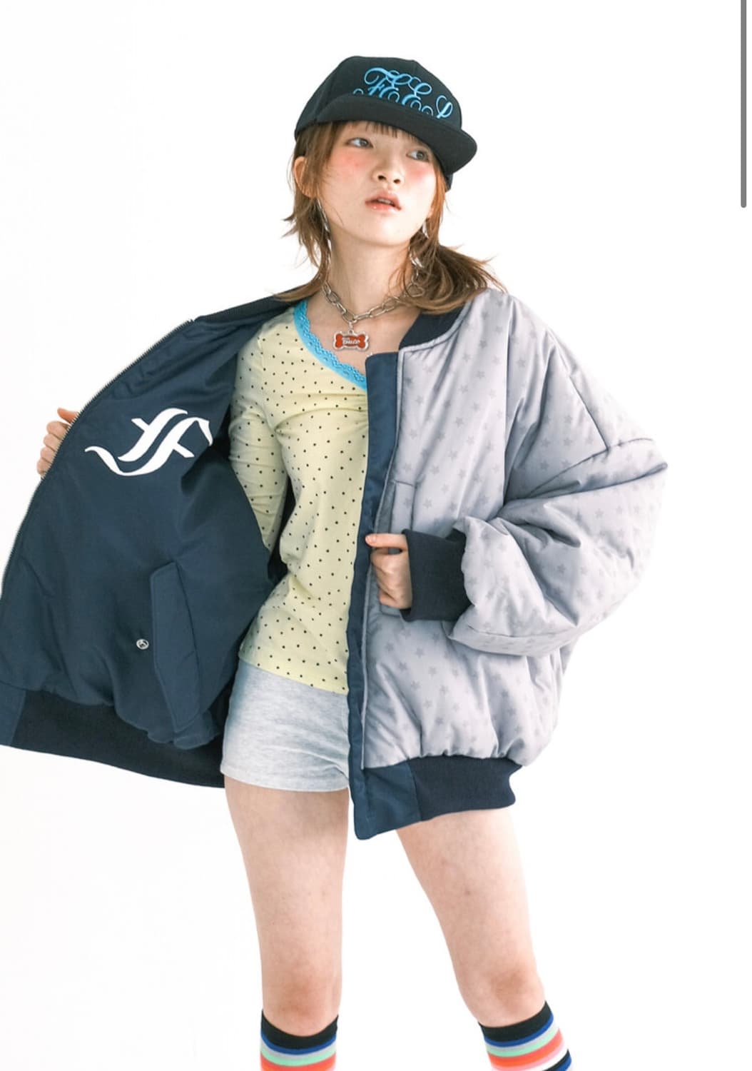 샵페어리 자켓 patch bomber padded jacket 구해요 상품이미지1