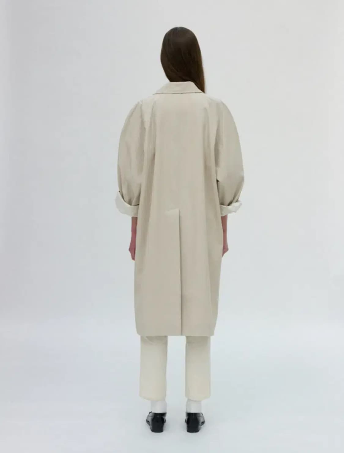 낫띵리튼 볼륨 발마칸 트렌치코트 상품이미지2