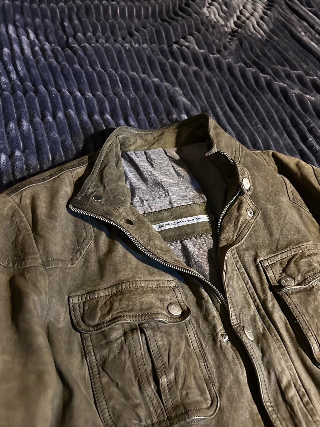 Series Sheep Skin Biker Jacket 상품이미지3