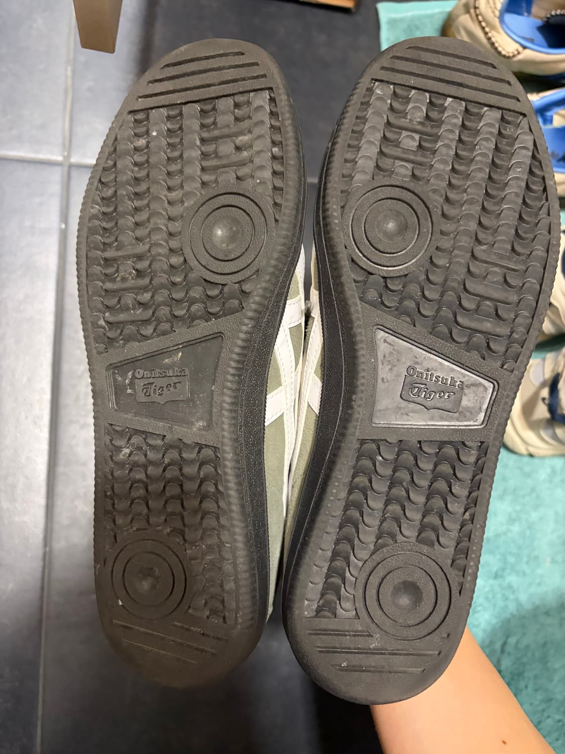 오니츠카타이거 토쿠텐 번트 그린 스니커즈(260) 상품이미지6