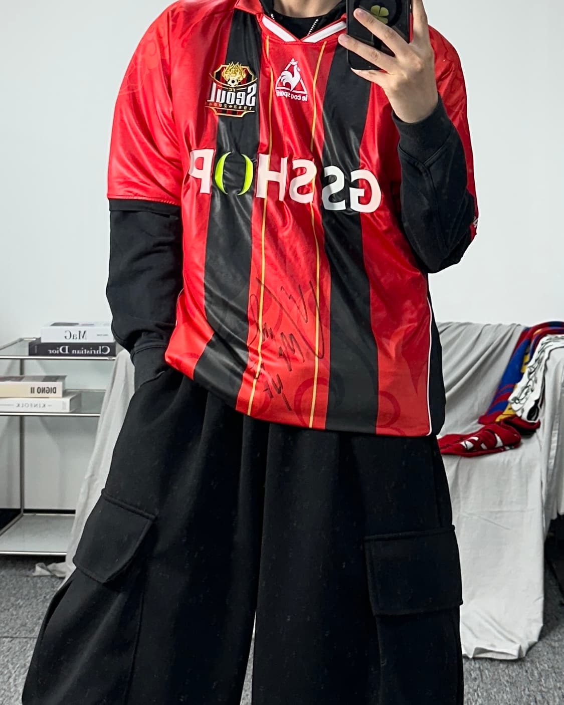 르꼬끄 14-15 서울 FC 차두리 사인 유니폼 2XL 상품이미지3