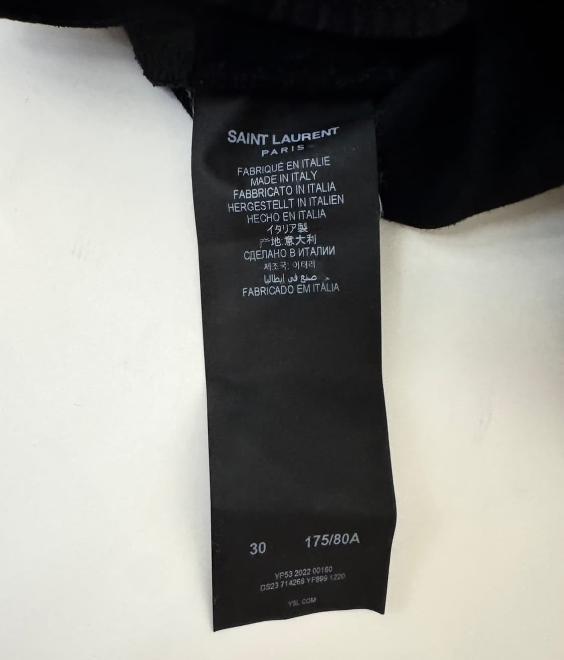 Saint Laurent men Clyde Flare Jeans blac 상품이미지8