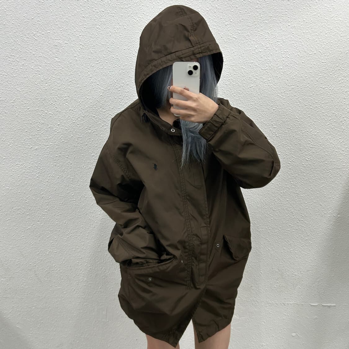 폴로 랄프로렌 블랙포니 브라운 M-65 후드자켓 100 상품이미지3