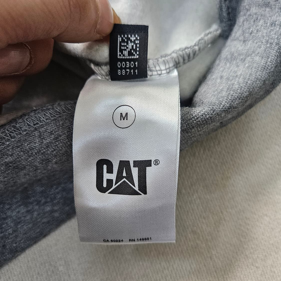 M CAT 미국 빈티지 워크 후드티 0326Y 상품이미지4