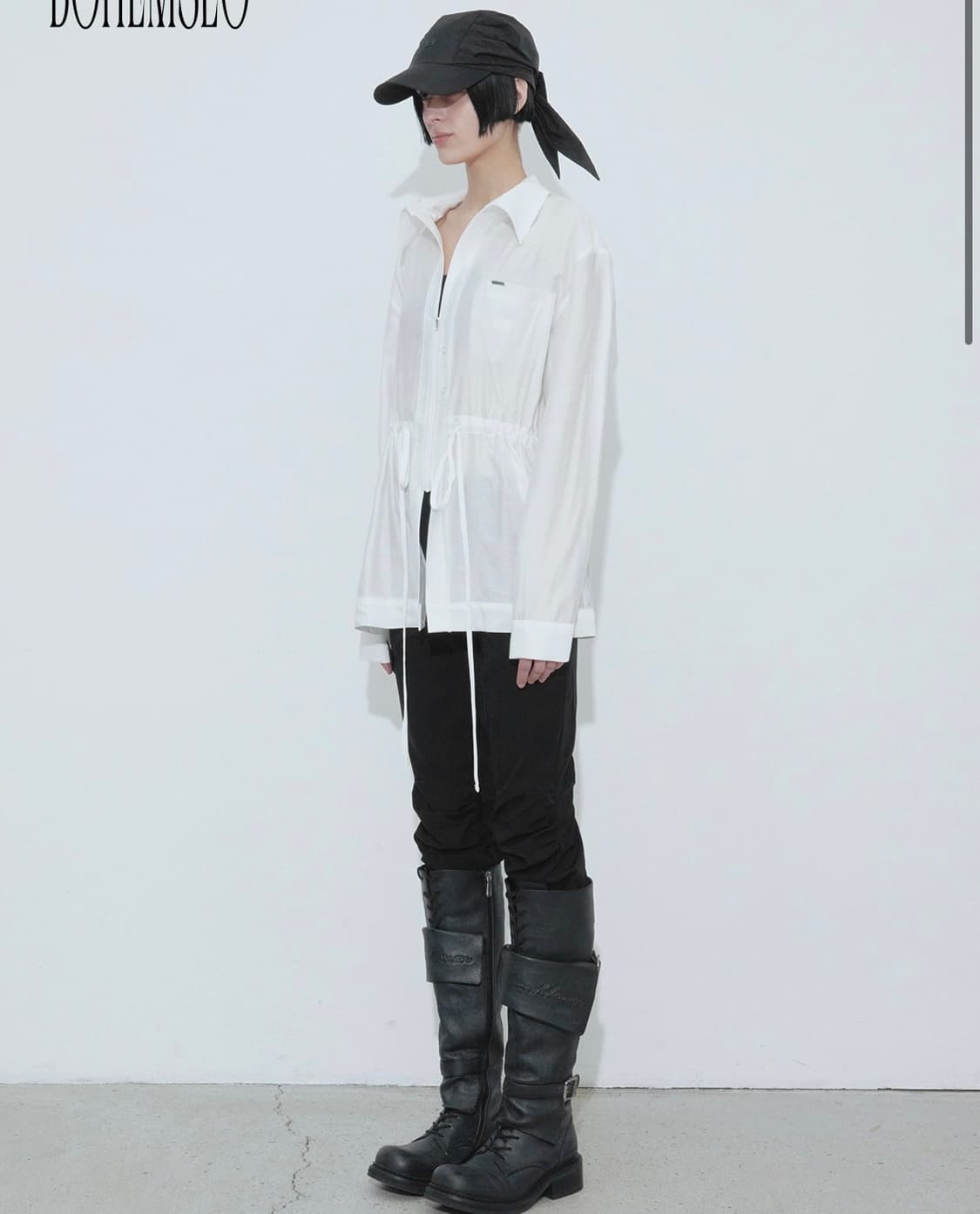 보헤미안서울 투웨이 집업 셔츠 상품이미지3