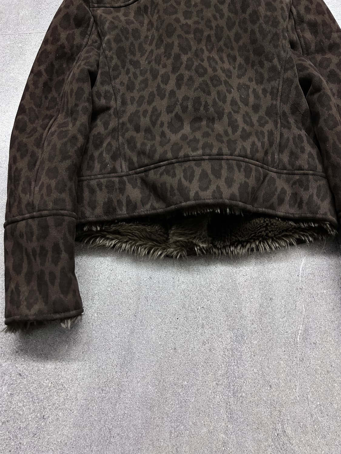 아르마니 레오파드 시어링 자켓 상품이미지9