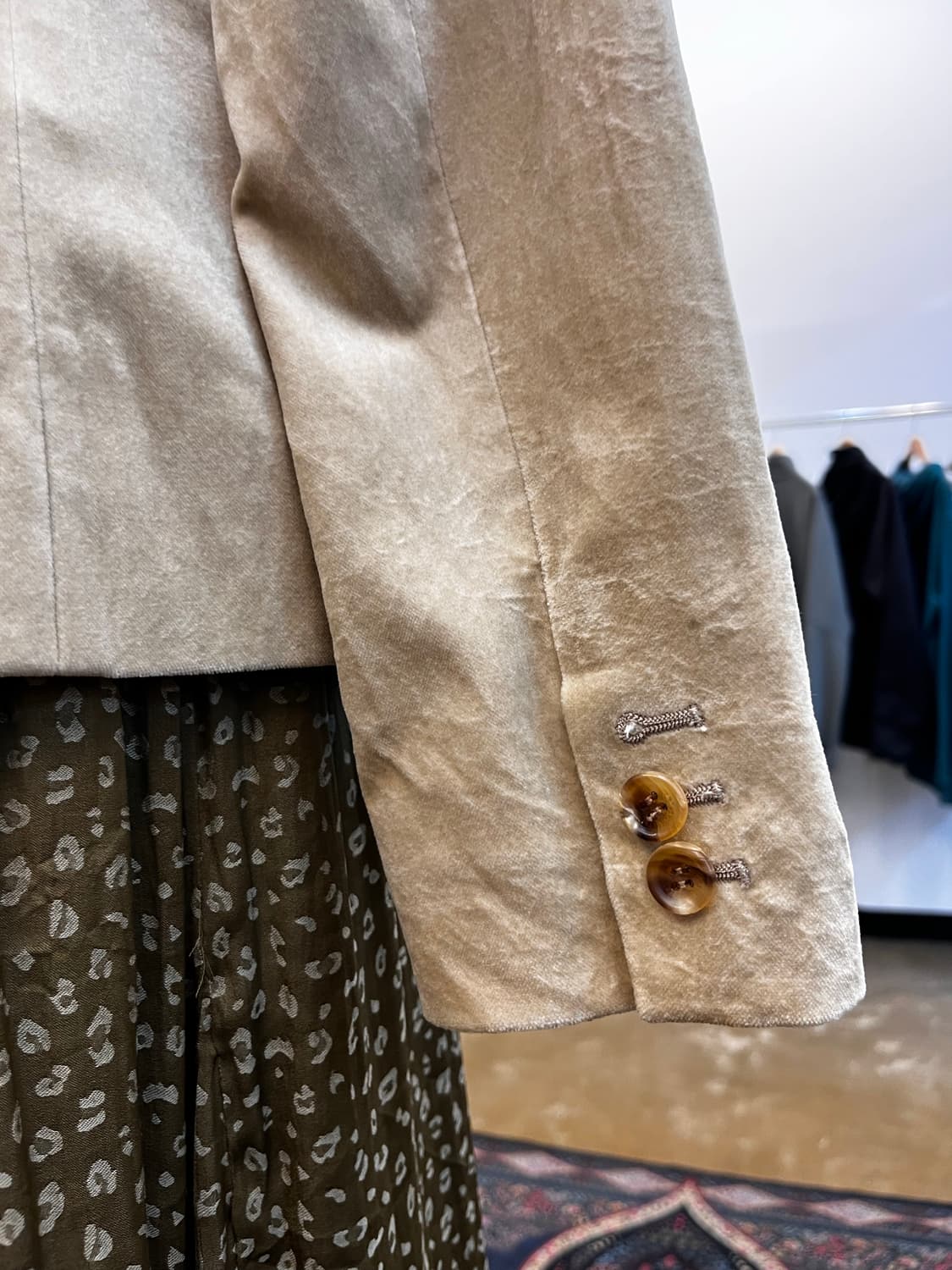 버버리 코튼 벨벳 블레이저 상품이미지7