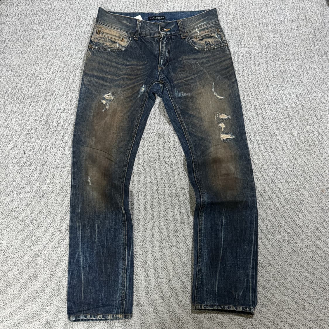 돌체앤가바나 디스트로이드 메탈 플레이트 데님 44 상품이미지2