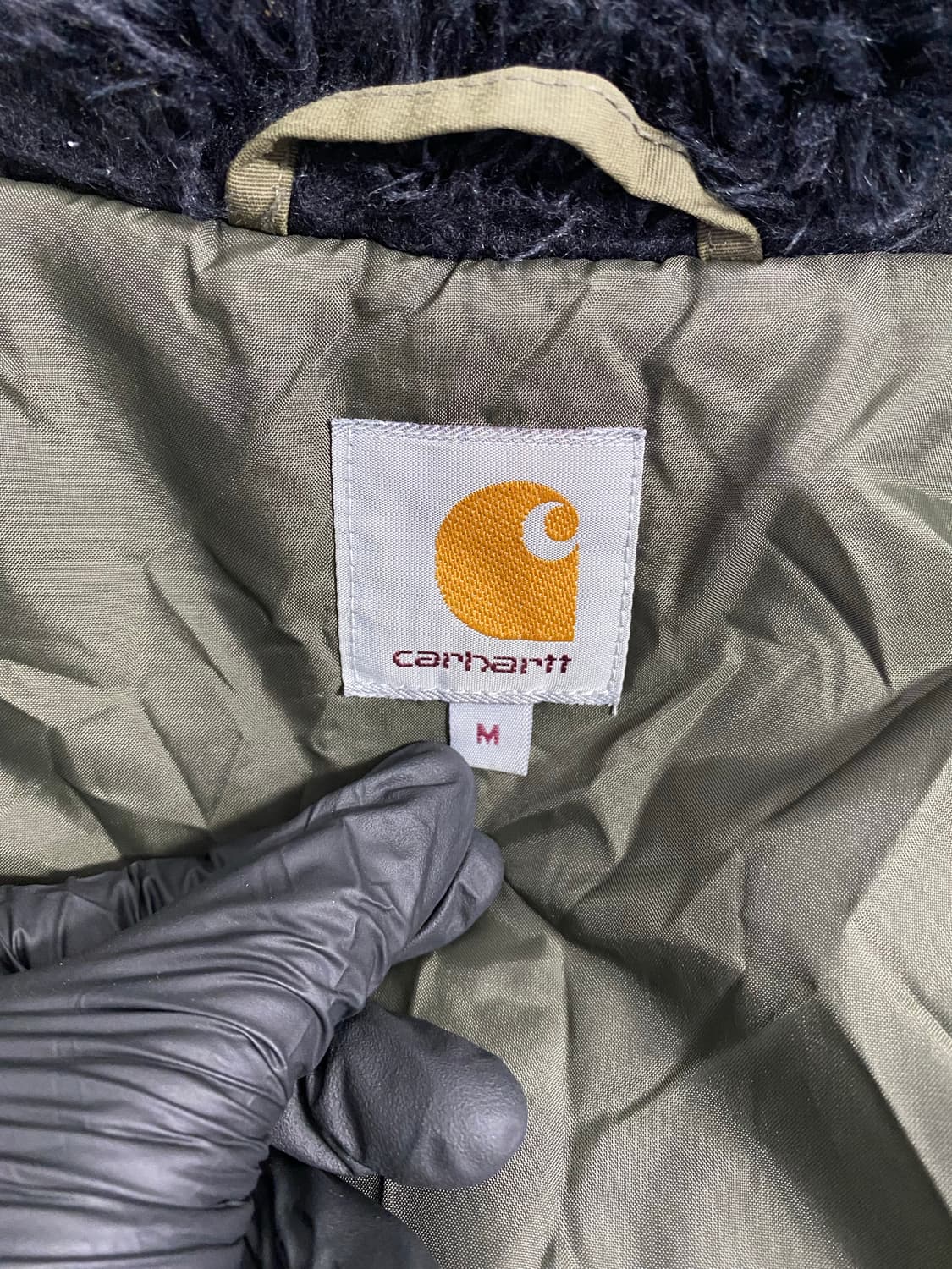 칼하트wip 카키 앵커리지 파카 M 상품이미지5