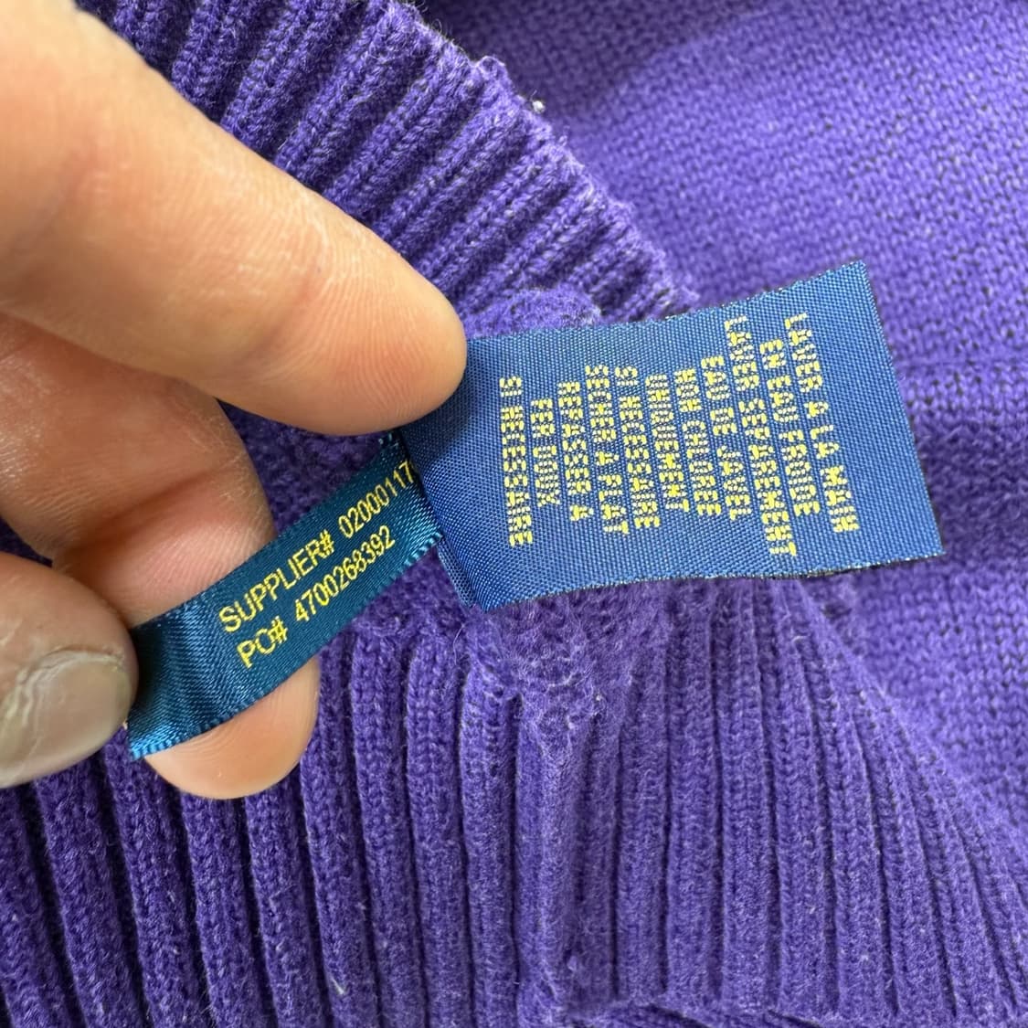 폴로 랄프로렌 하프버튼 니트 r1967  상품이미지8