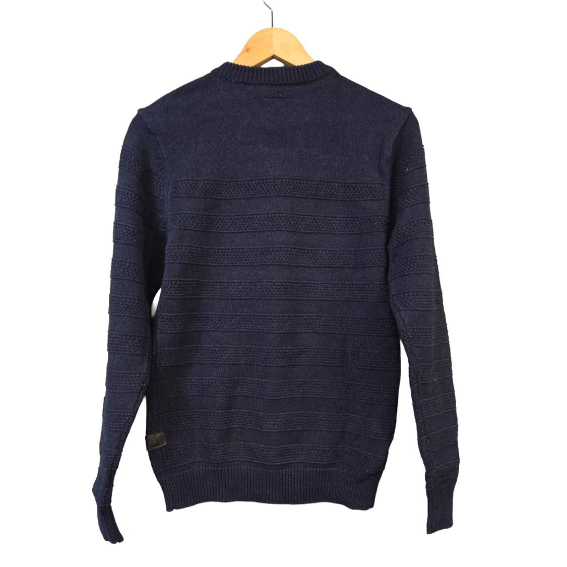 G-STAR 네이비 버튼 포인트 니트 스웨터(XS) 상품이미지2