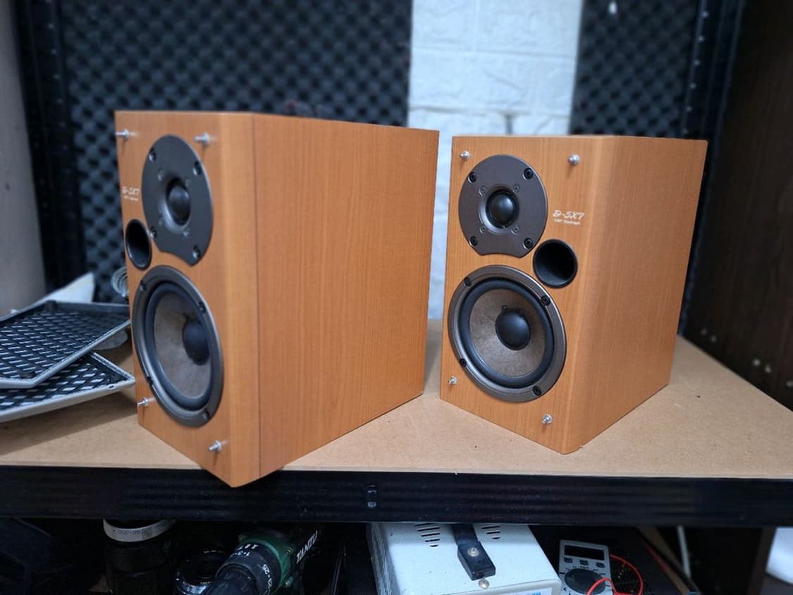 70w 빈티지 중형 스피커 온쿄 d-sx7 레트로 앤틱 카페 가게 오디오 상품이미지2