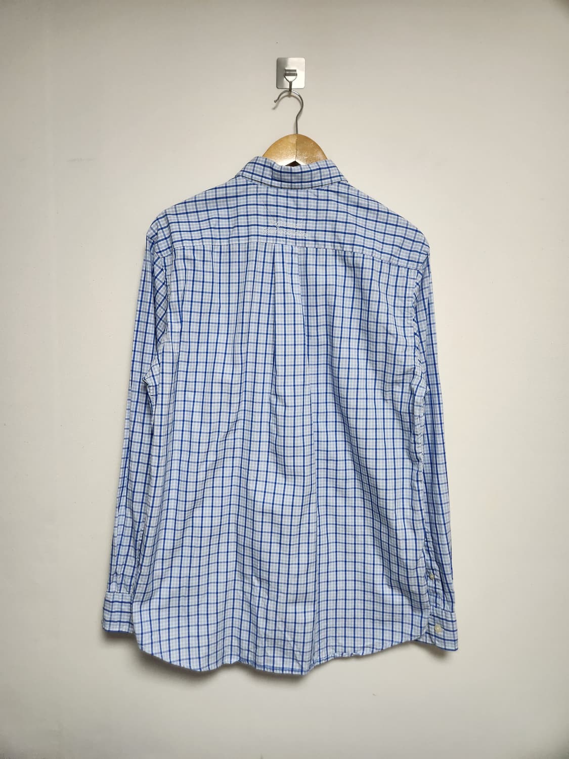 타미힐피거Tommy 체크 코튼 셔츠 M - S184 상품이미지2