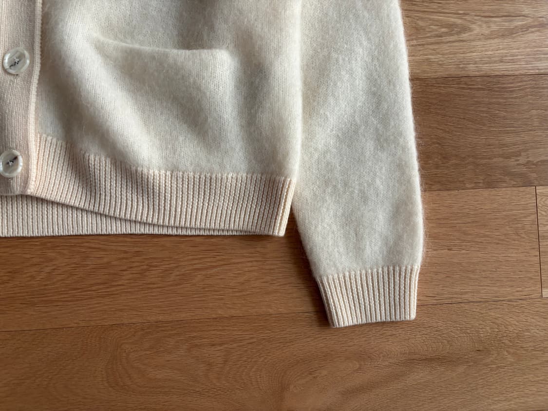 아크네 스튜디오 모헤어 가디건 아이보리 M 상품이미지4