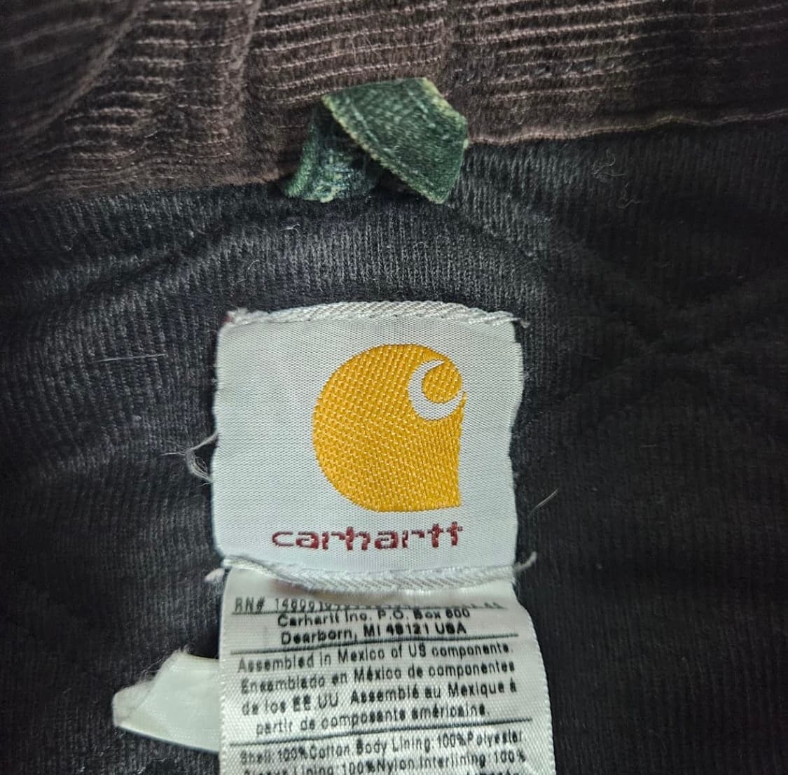 90s 칼하트 희귀컬러 다크그린 산타페 자켓 상품이미지3