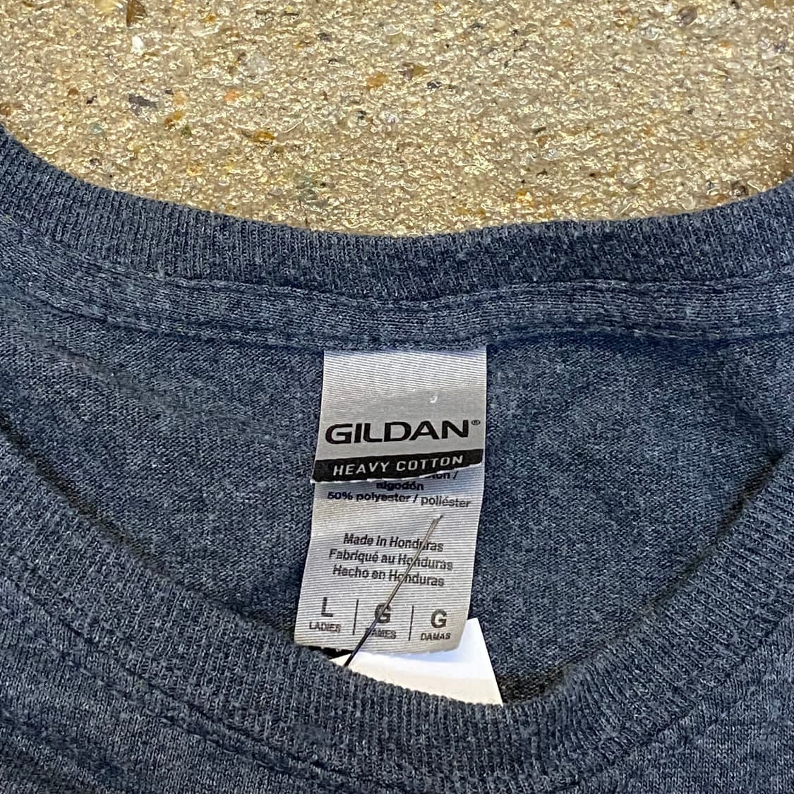 미국 빈티지 길단 보들면 에브리원 프린팅 포인트 반팔티 상품이미지4