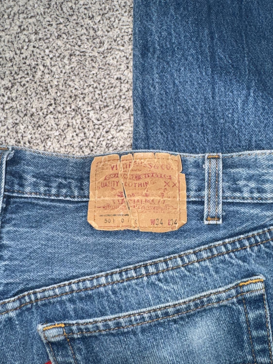 80s 리바이스 501 MADE IN USA 상품이미지4