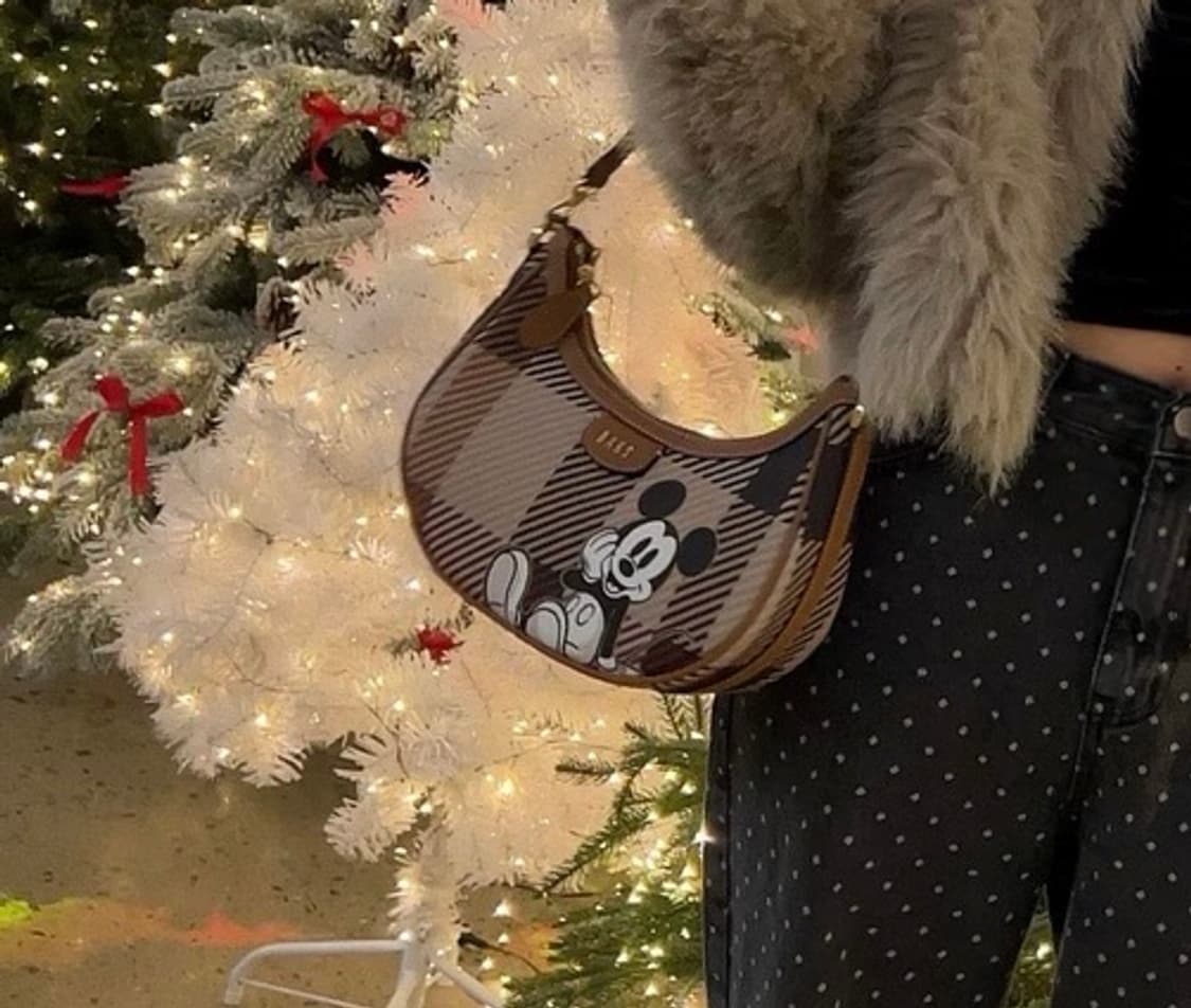 닥스 x 미키마우스  DAKS × Disney 콜라보 미니 숄더백(새상품 상품이미지10