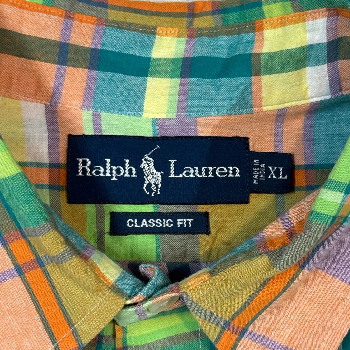 XL) 폴로 랄프로렌 클래식핏 체크 반팔 셔츠 상품이미지6